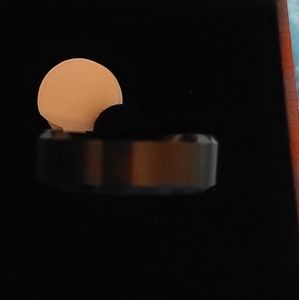 king will men's 8mm tungsten carbide black hammere